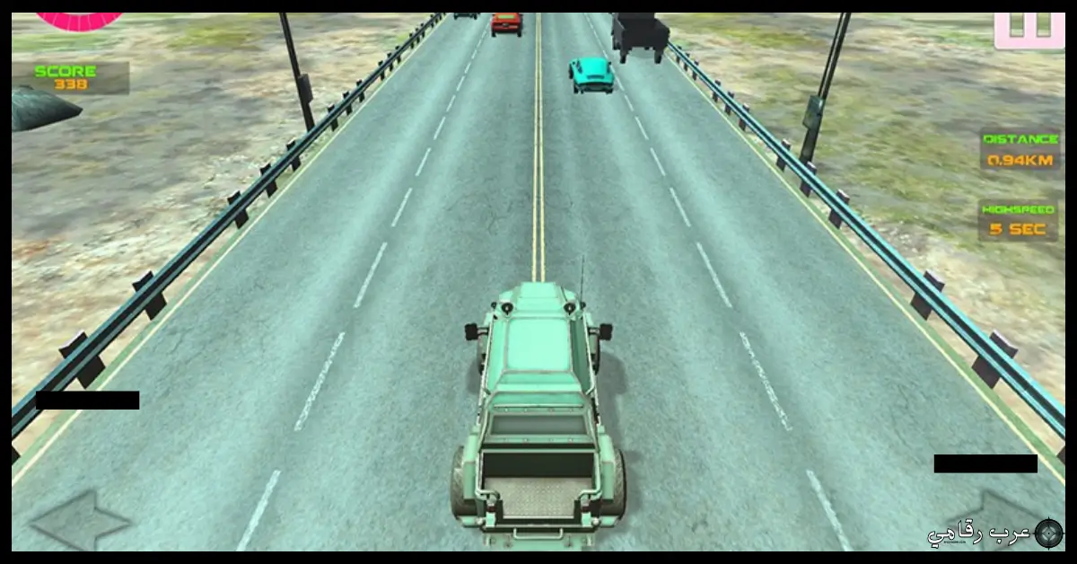 تحميل لعبة traffic racer مهكره