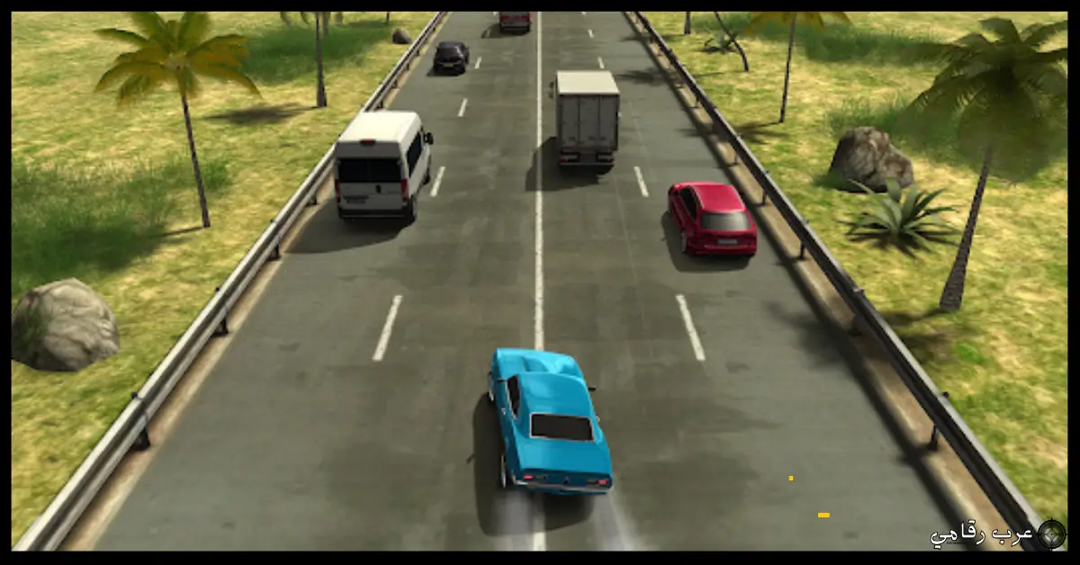 تحميل لعبة traffic racer مهكره